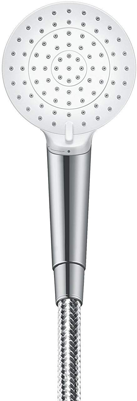 Crometta E Showerpipe 240 1jet with thermostatic bath mixer