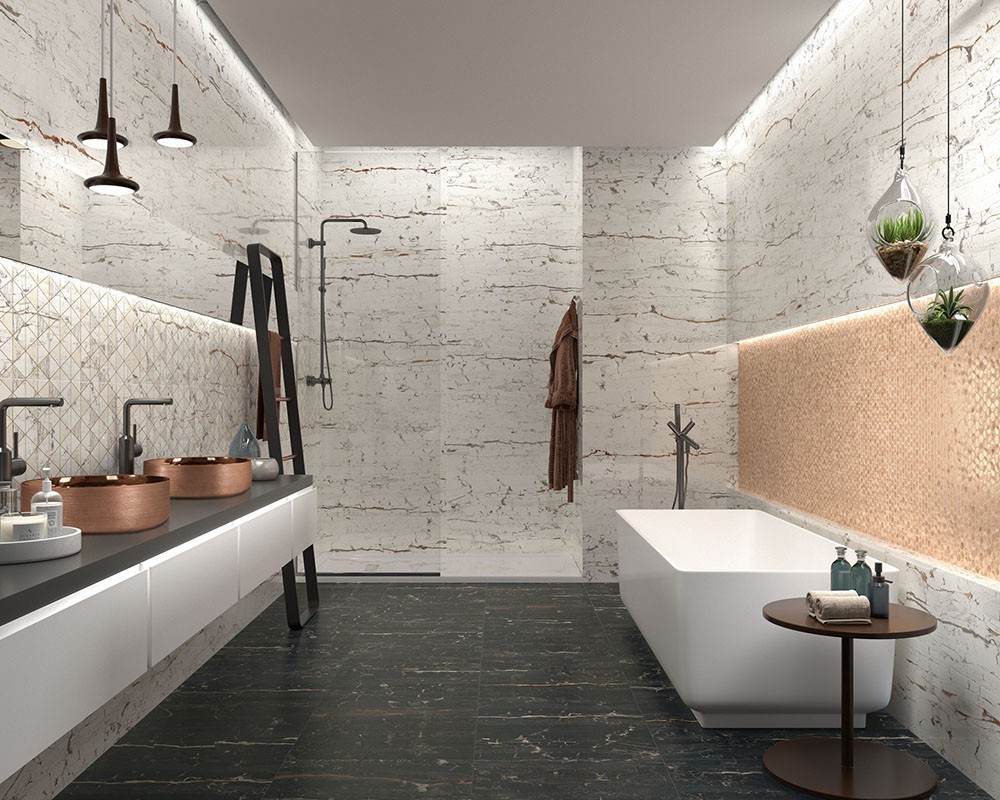Leonardo Black Polished 90x90