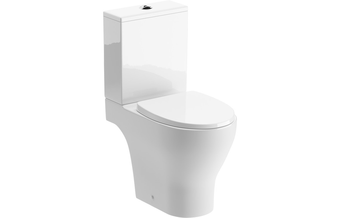Euston Rimless C/c Part Shrouded Wc & Soft Close Seat