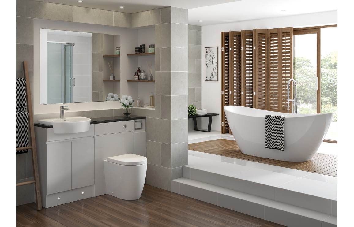 Colins Rimless Back To Wall Comfort Height WC & S/C Seat
