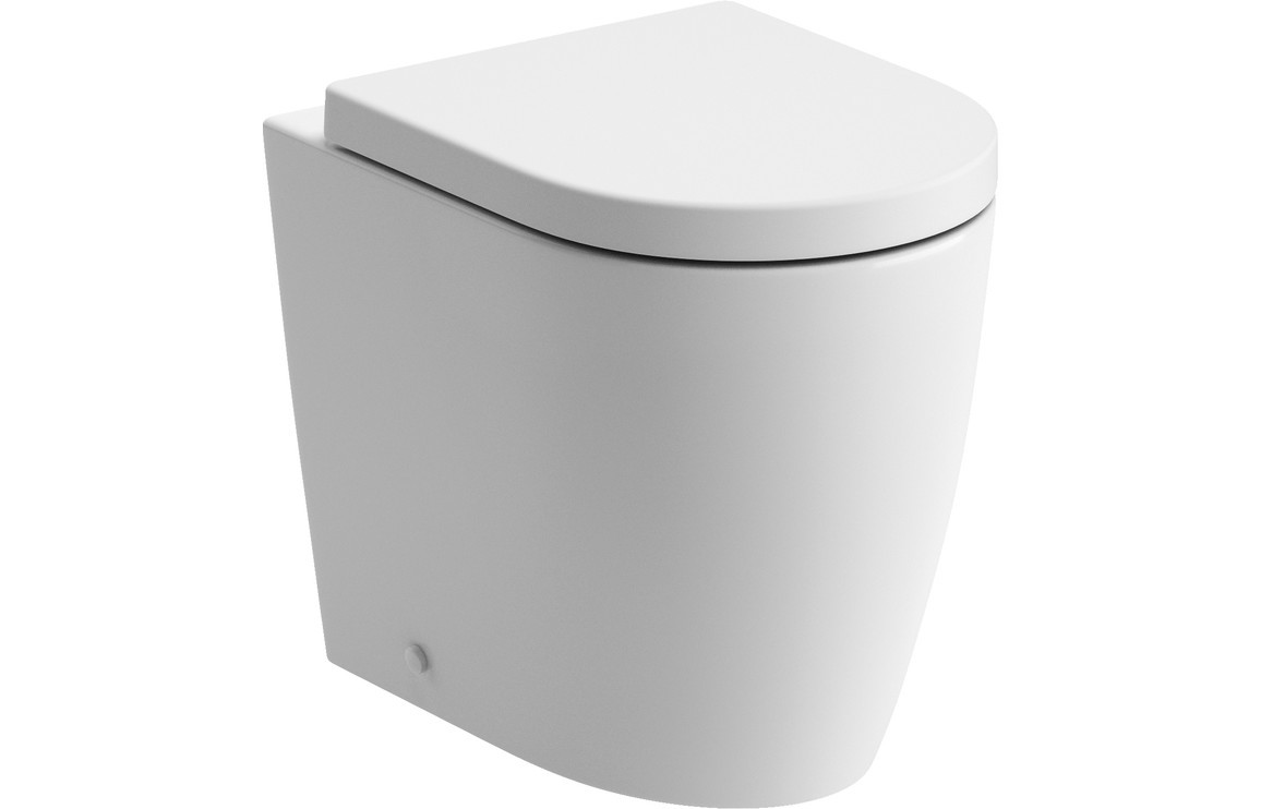 Colins Rimless Back To Wall Comfort Height WC & S/C Seat