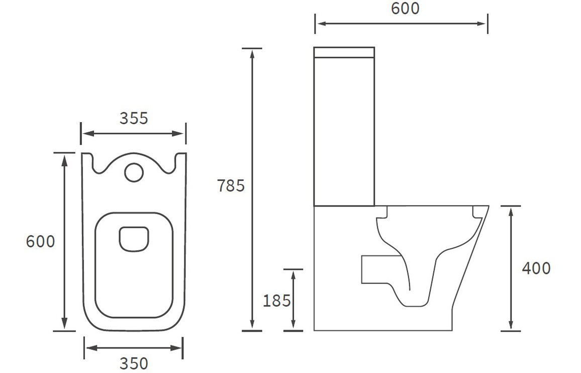Winston C/C Fully Shrouded WC & Wrapover S/C Seat