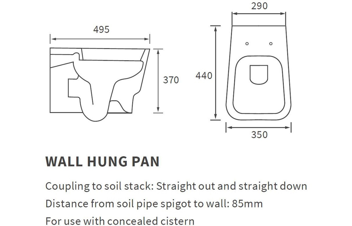 Amani Wall Hung WC & Soft Close Seat
