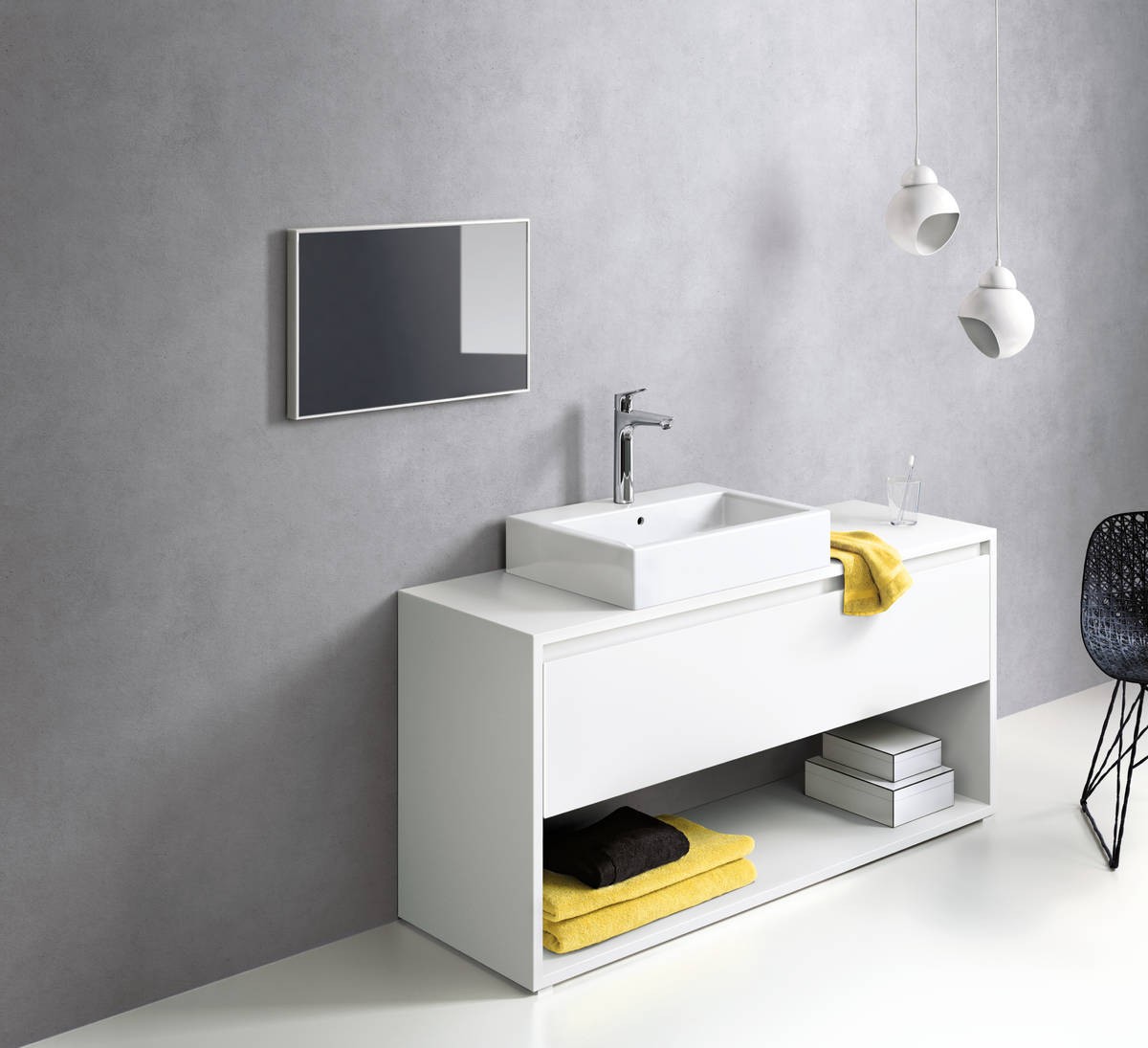 Focus Single lever basin mixer 190