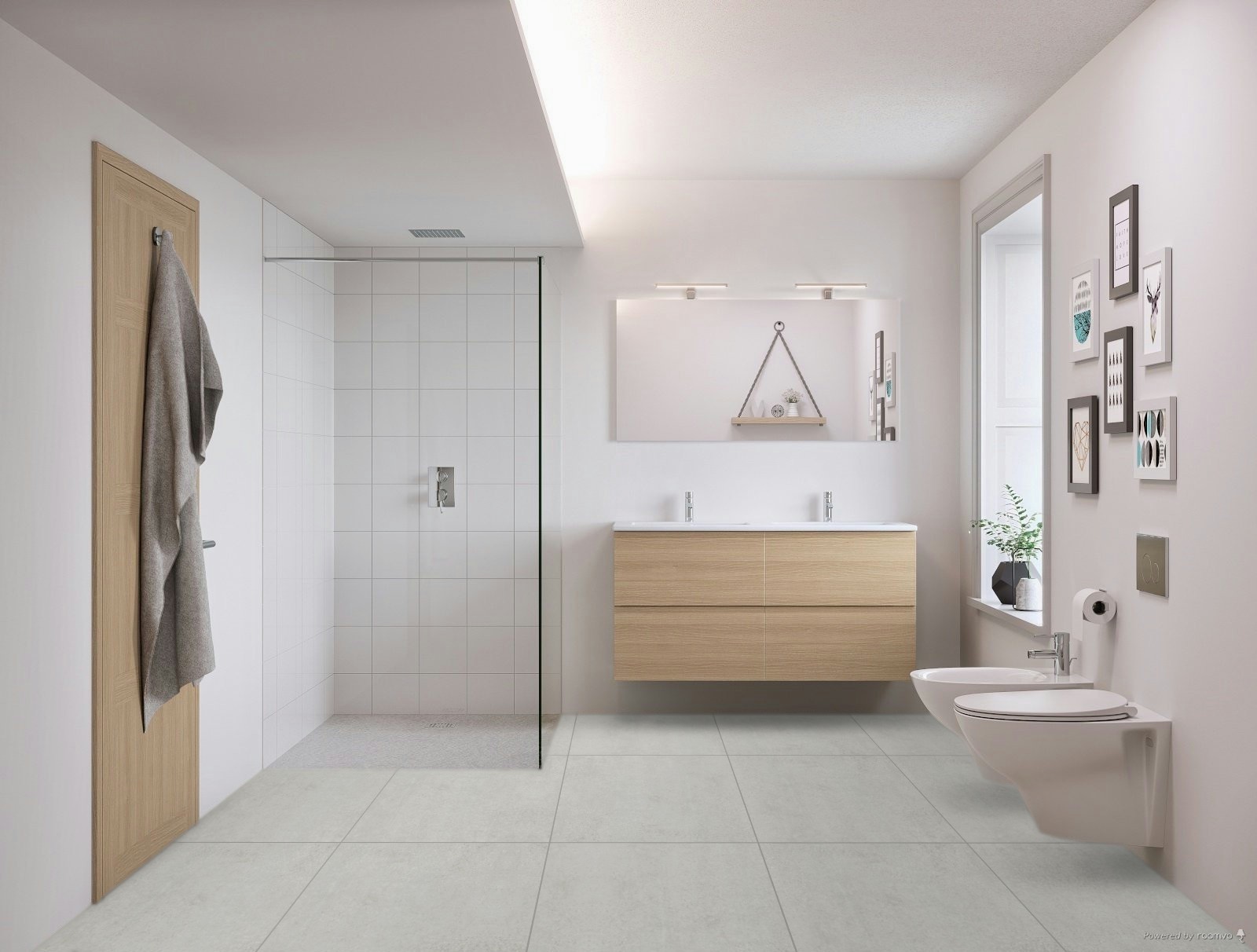Paleo white Matt 80x80