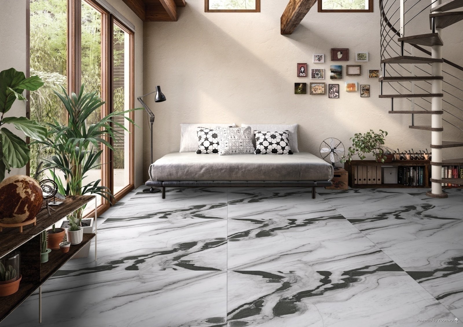 Panda Marble Lapatto 120x120