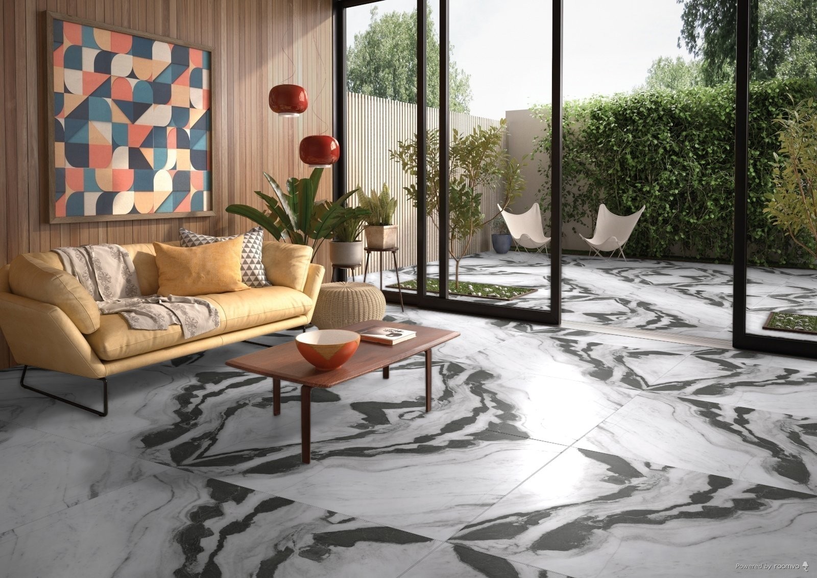 Panda Marble Lapatto 120x120