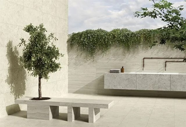 LIGHTSTONE TRAVERTEN WHITE 60x120
